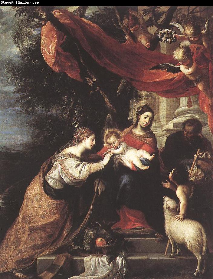 CEREZO, Mateo The Mystic Marriage of St Catherine klj